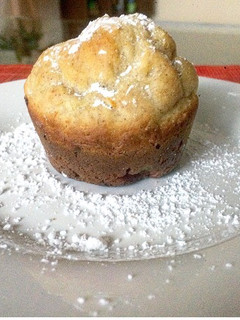 Una foto de Muffins de naranja plátano