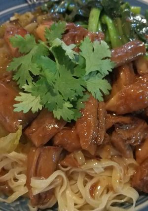รูปของ บะหมี่ขาหมู(เจ)