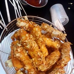 Paneer papad fries A picture of Paneer papad fries.