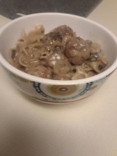 A picture of Easy Swedish Meatballs and Noodles.