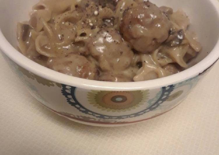 Easiest Way to Prepare Favorite Easy Swedish Meatballs and Noodles