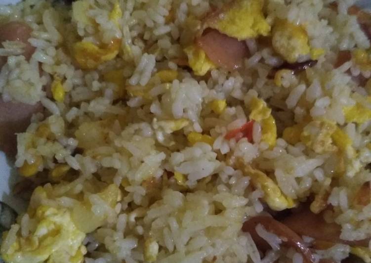 Nasi Goreng Putih Simple #bantumantenbaru