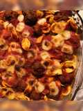 Orecchiette con polpettine al forno