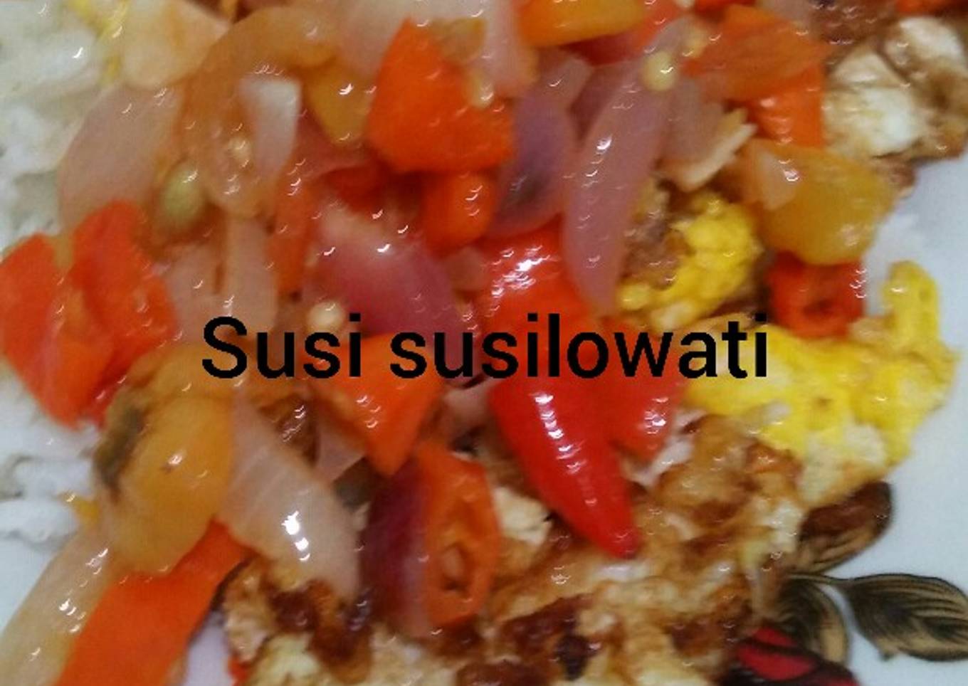 Telur goreng saus mat