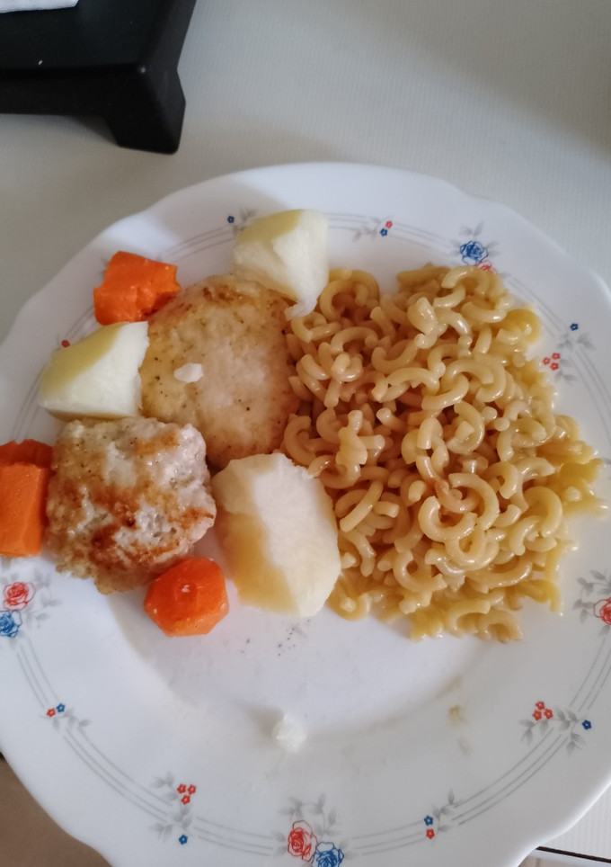 Una foto de Fideos de caldo de verduras