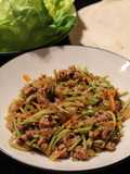 Thai Pork Lettuce Wraps or Burritos