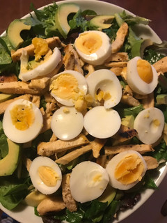 Una foto de Ensalada de Espinaca y Pollo