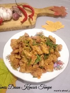 Foto resep Tumis daun kencur tempe
