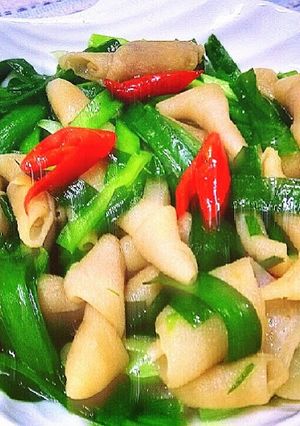 韭香脆腸 的食譜成品照片