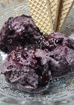 Una foto de ⚠️ Helado artesanal de moras extremo ⚠️