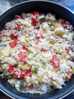 Una foto de Arroz integral con verdura (versión 2)