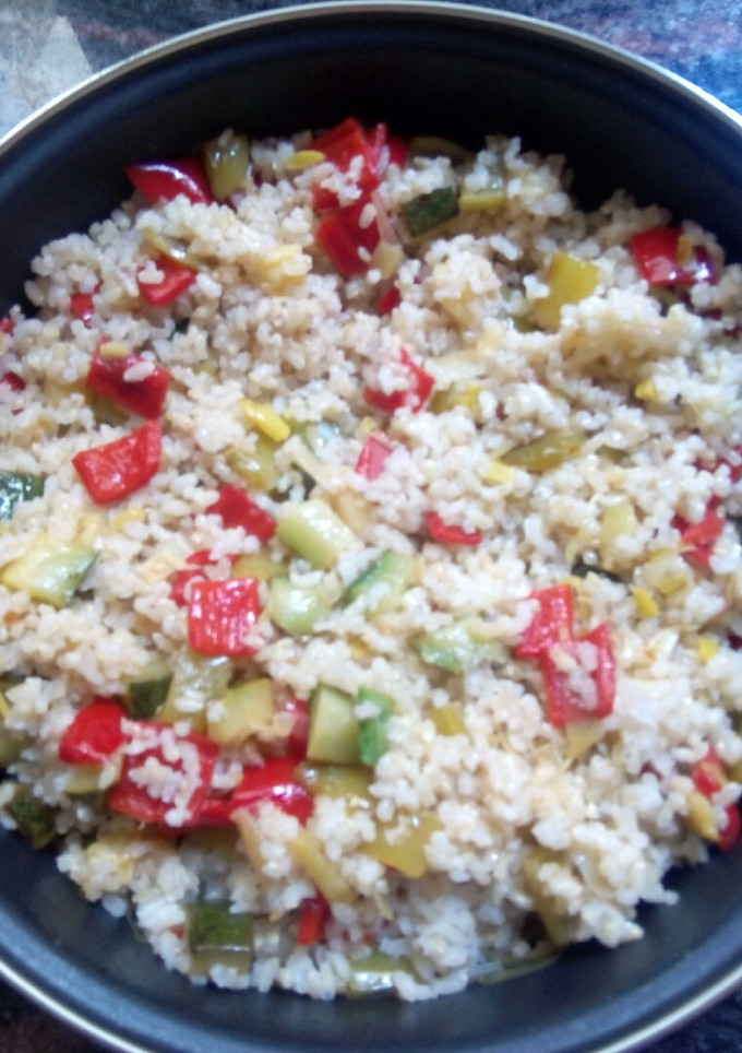 Una foto de Arroz integral con verdura (versión 2)