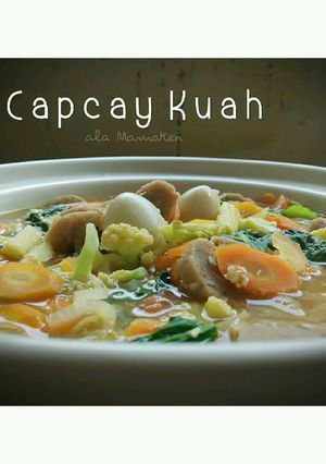 Foto resep Capcay Kuah 🍲 ala MamaKen 😘