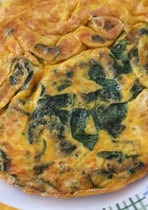 Una foto de Tortilla de espinacas 🥬