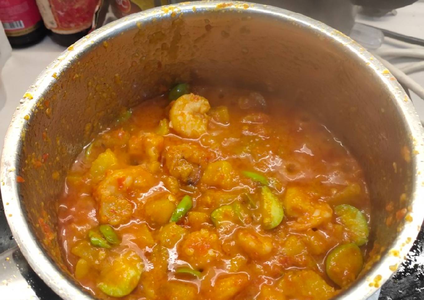 Sambal goreng kentang udang pete