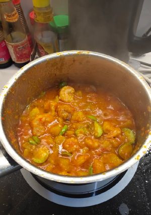 Foto resep Sambal goreng kentang udang pete