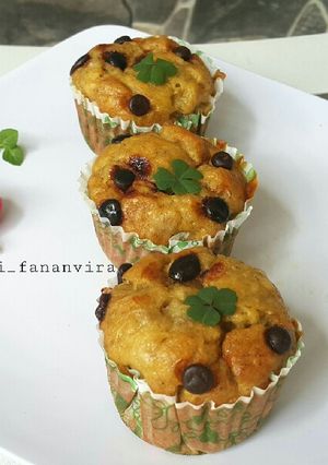 Foto resep 431. Muffin Pisang