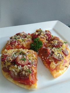 Foto resep Pizza Sosis Mini