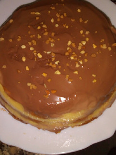 Una foto de Tarta choco-flan