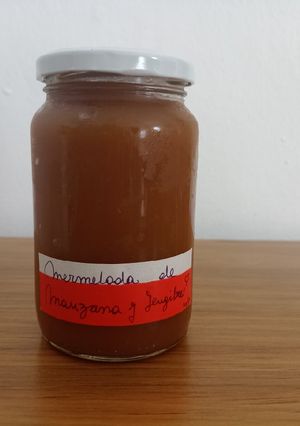 Una foto de Mermelada de manzanas y jengibre al microondas