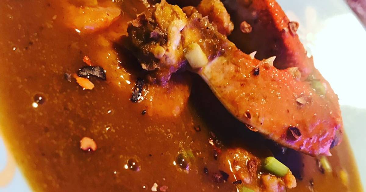 Bisque de Camarones y cangrejos azules Receta de kikojhan Cookpad