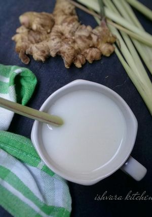 Foto resep Wedang jahe susu