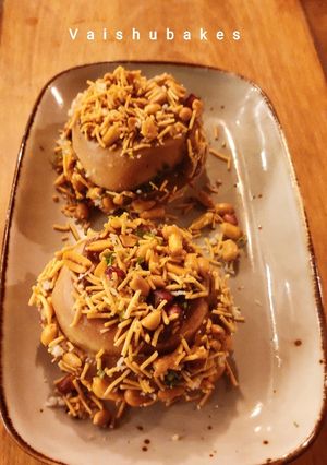A picture of Street Style Dhabeli (Sweet Potato stuffing).