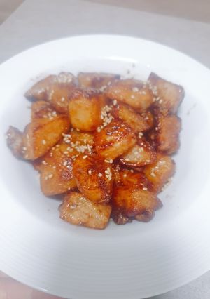 Hình của món Khoai tây rim(감자조림).