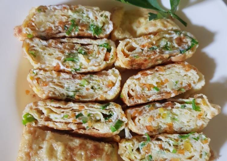 Korean Egg Roll atau Gyeran Mari