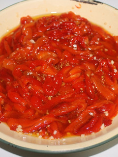 Una foto de Ensalada de Pimientos Rojos