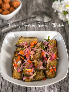 Foto resep Terong Goreng Sambal Matah #recooked_susan_gracia