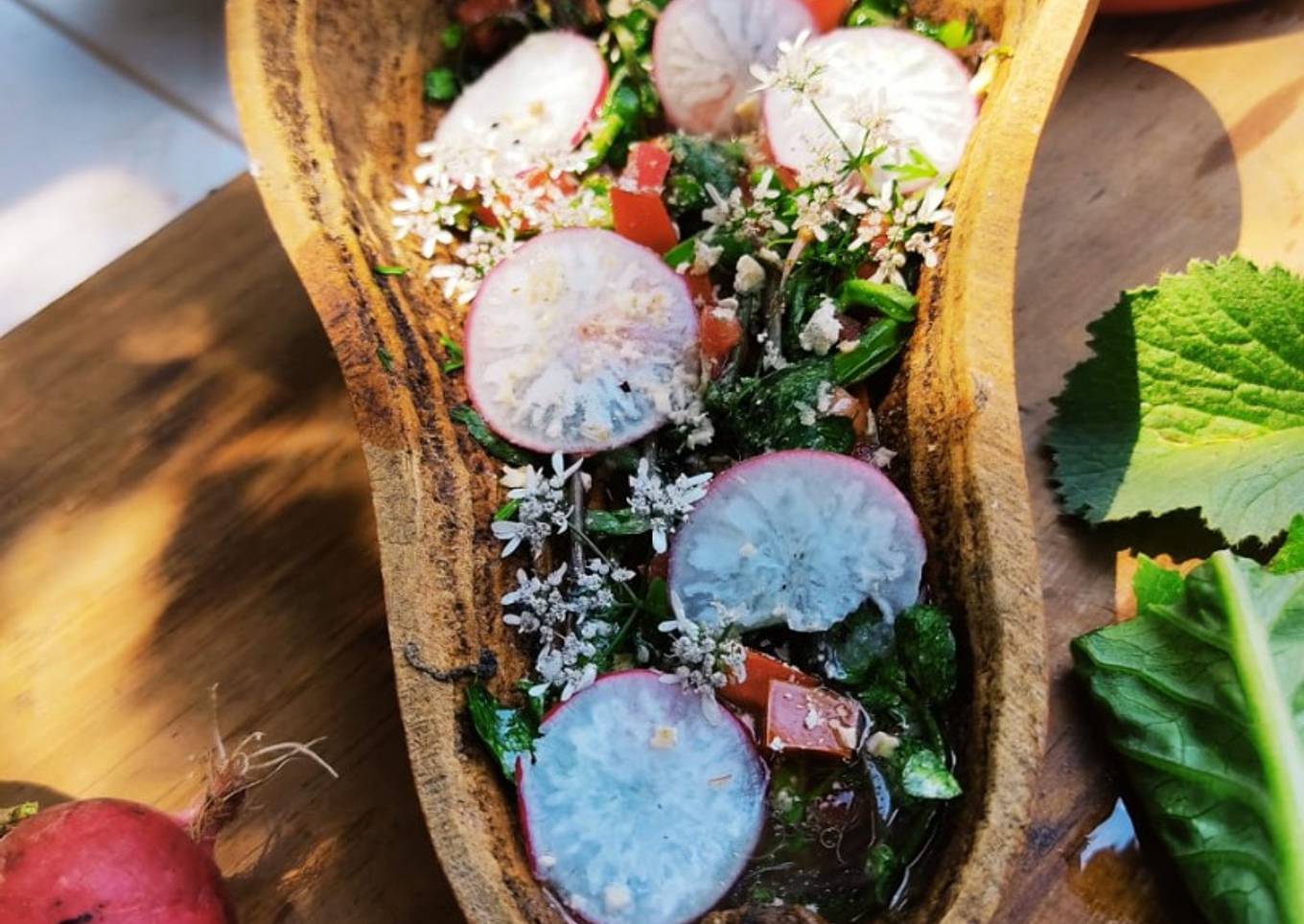 Ensalada de berro (Ensalada de berrú)