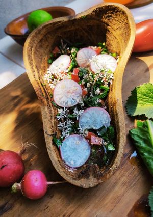 Una foto de Ensalada de berro (Ensalada de berrú)