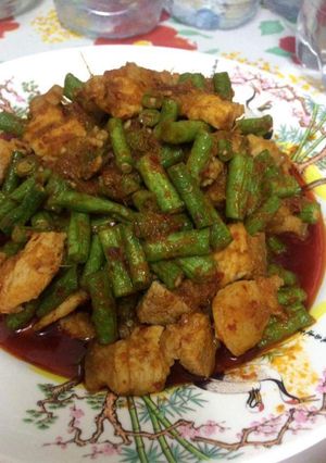 รูปของ ผัดพริกแกงถั่วใส่หมู