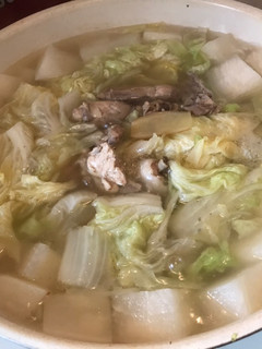 白菜蘿蔔雞湯 的食譜成品照片