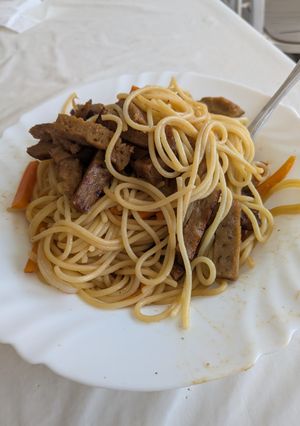 Una foto de Wok vegano