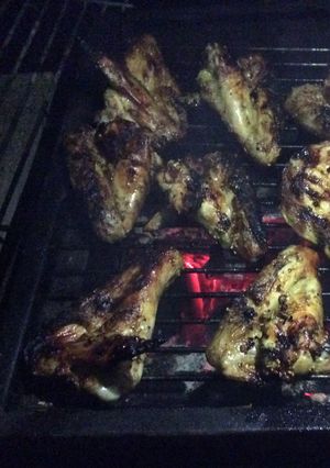 Une photo de Pilon de poulet mariné au Wasabi