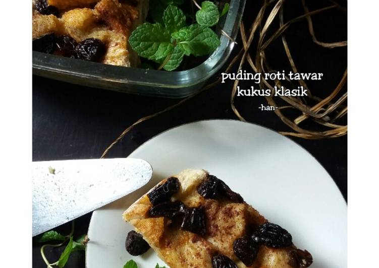 Recipe: Tasty Puding Roti Tawar Kukus Klasik