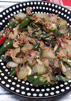 Foto resep Tumis Kikil Cabe Ijo#Ketopad_CP_OlahanKikil