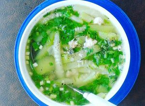 Hình của món Canh dưa hường nấu tôm.