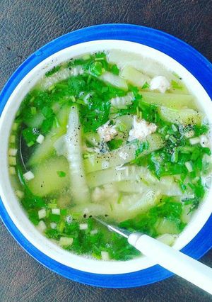 Hình của món Canh dưa hường nấu tôm.