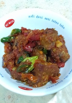 Foto resep Balado ikan tongkol simple
