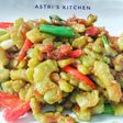 Pare goreng bumbu kemiri