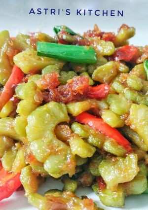 Foto resep Pare goreng bumbu kemiri