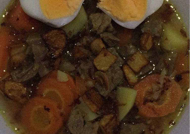 Resep Soto Daging Ala Sean 😁 yang Menggugah Selera