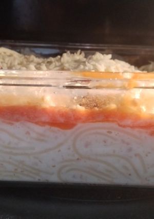 Una foto de Espaguetis al horno