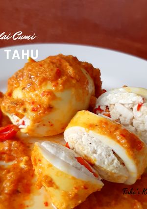Foto resep 92. Gulai Cumi Isi Tahu