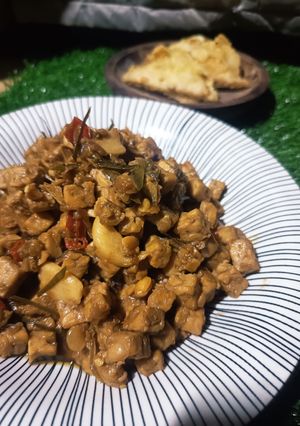 Foto resep Oseng tempe ebi daun jeruk