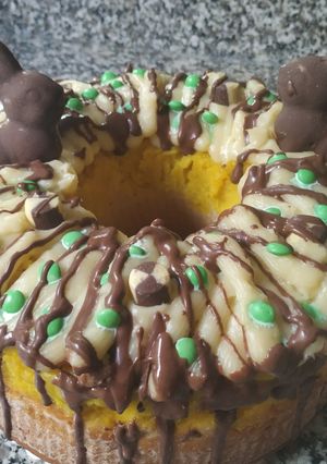 Una foto de Roscon de Pascuas con crema pastelera 🐇