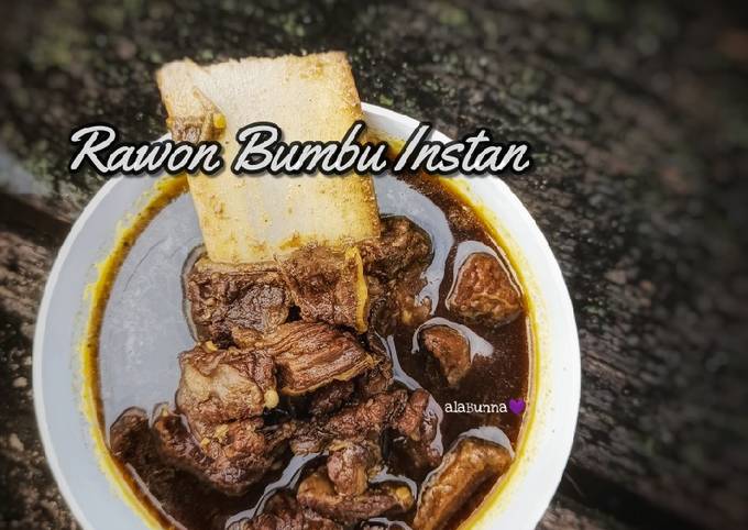 Langkah Mudah untuk Membuat 682. Rawon Praktis Bumbu Instan Anti Gagal